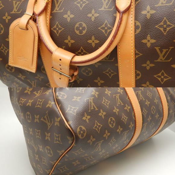 Louis Vuitton Monogram Keepall 50 Shoulder Bag Brown - Picture 7 of 7